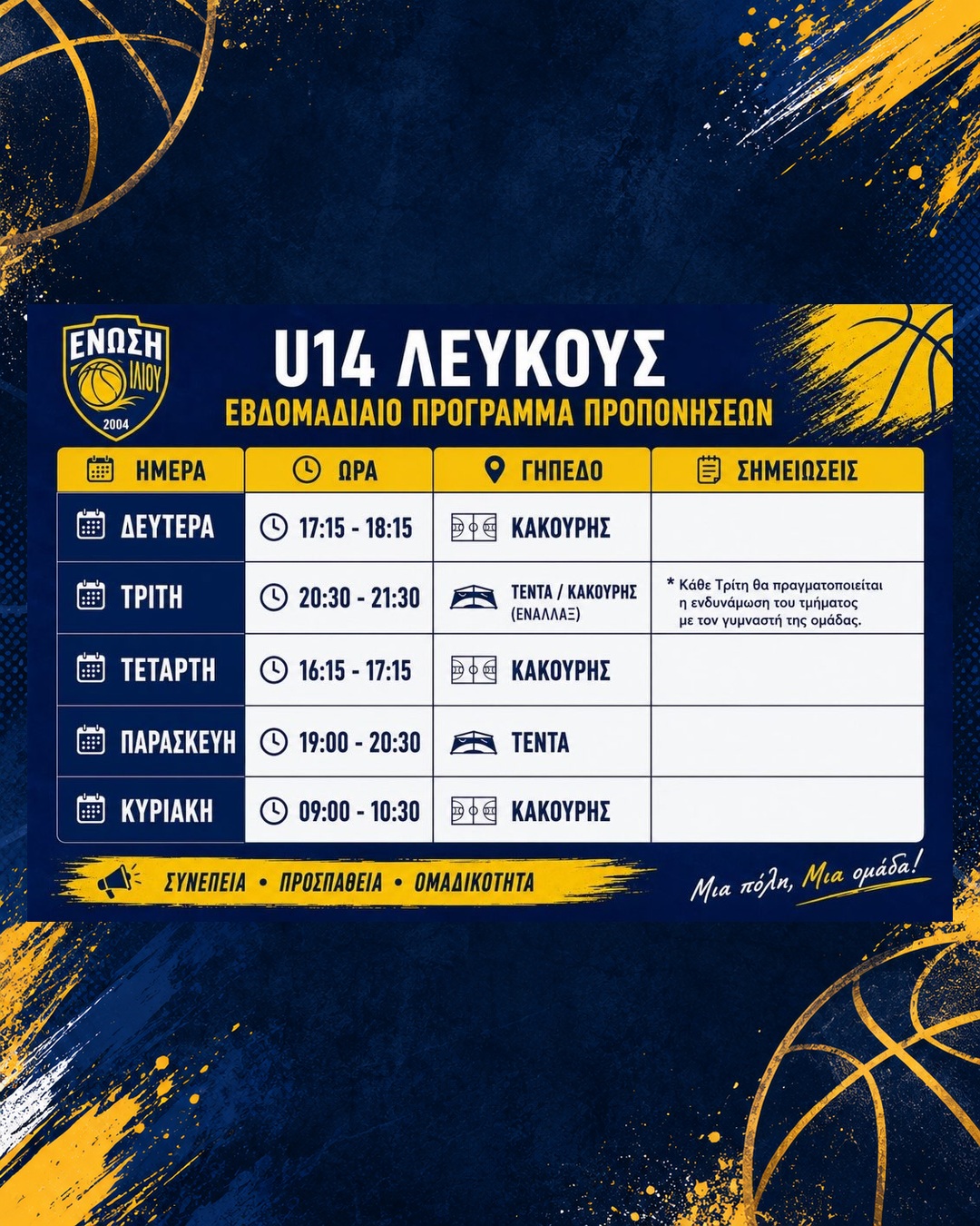 U14 ΛΕΥΚΟΙ